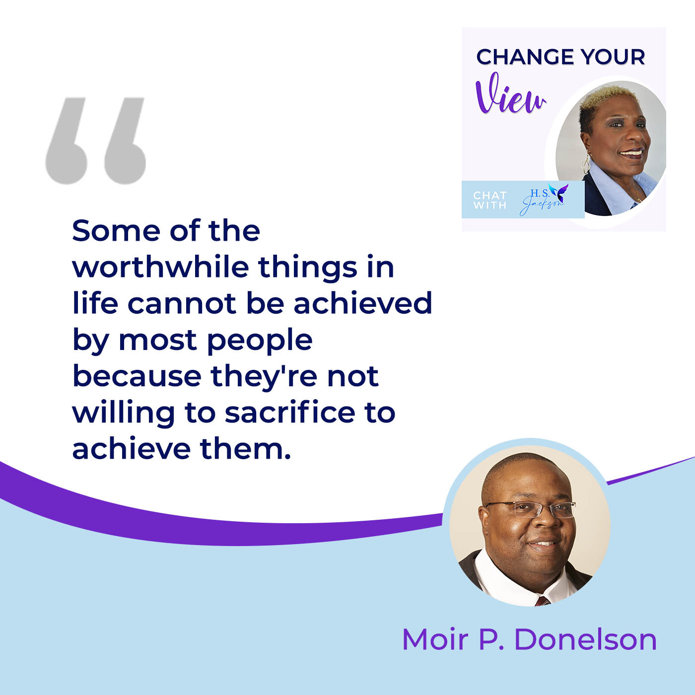 Change Your View | Moir P. Donelson | Leveling Up