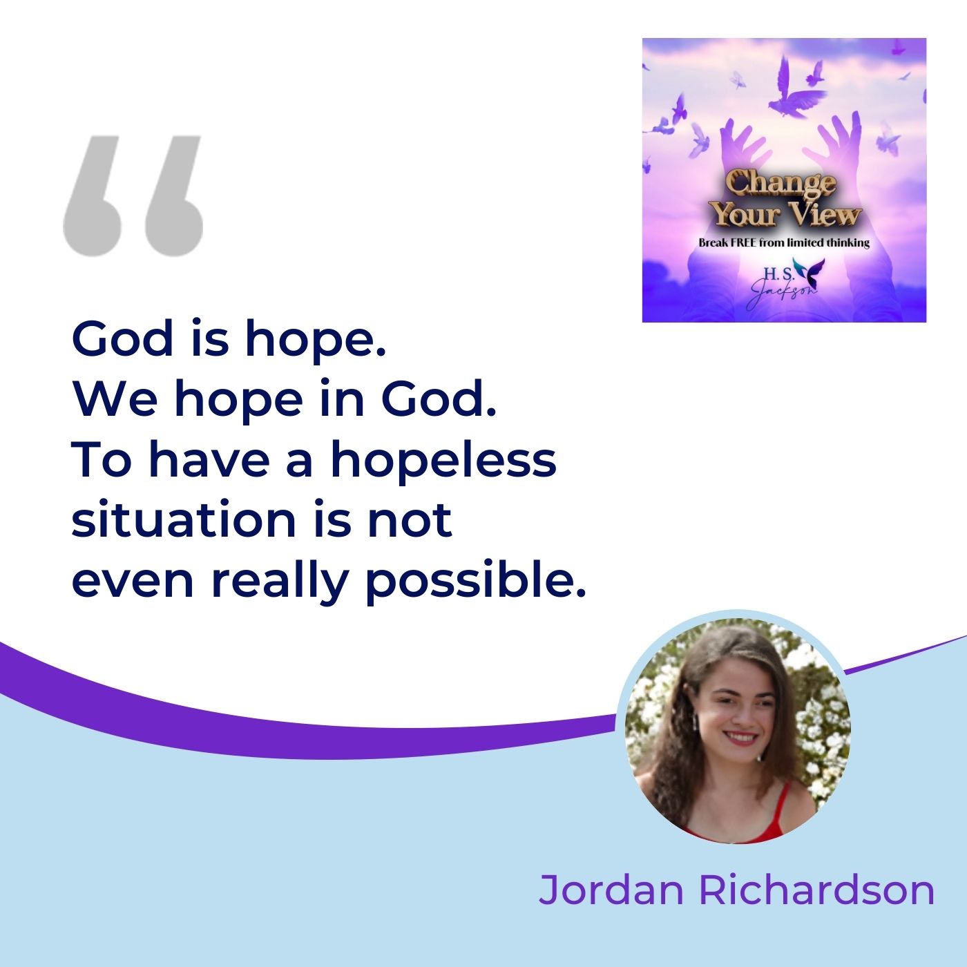 Change Your View | Jordan Richardson | Resiliency