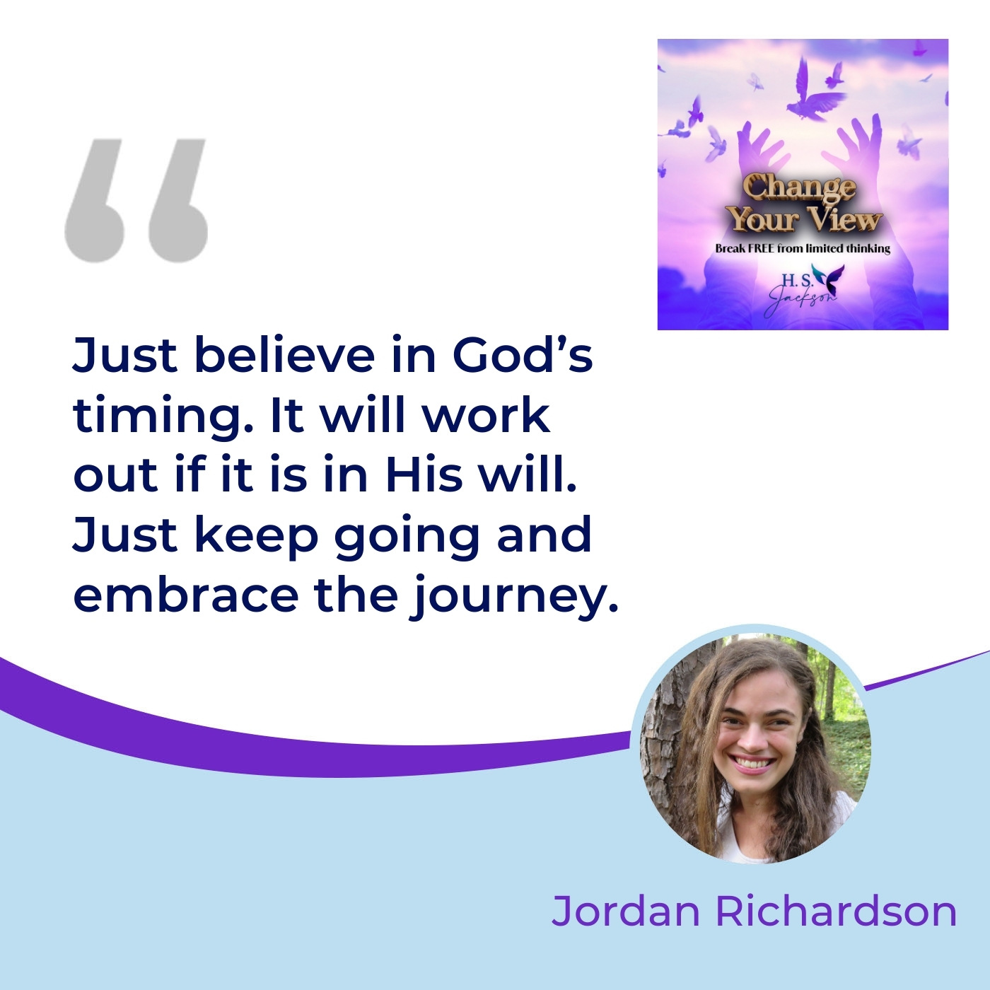 Change Your View | Jordan Richardson and Michelle Ann Collins | Story Table